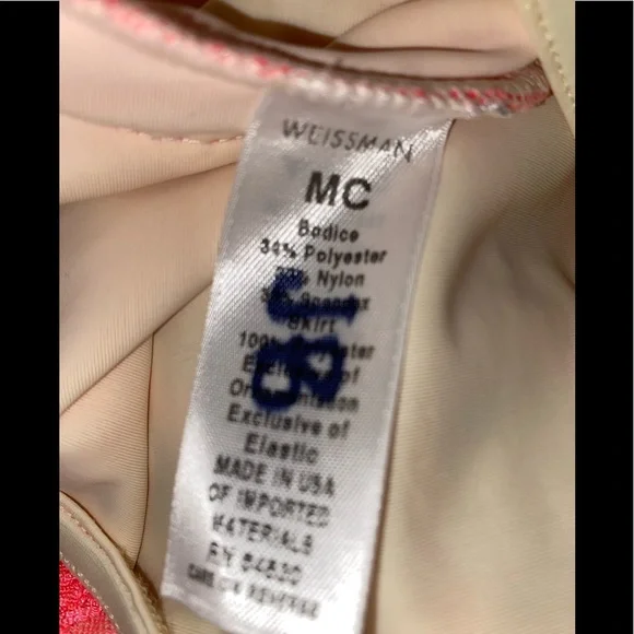 Pink & Gold Weismann Dance Costume - Picture 9 of 11